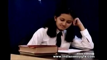 Horny Hot Indian PornStar Babe as School girl Squeezing Big Boobs and masturbating Part1 - indiansex