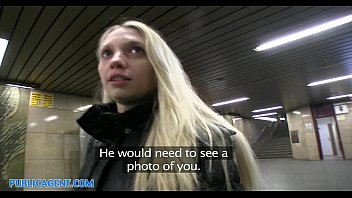 PublicAgent Pale Skinny Mina stretches her pussy to take my big cock