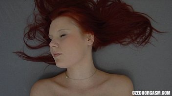 Redhead Girl Fingering Tight Pussy