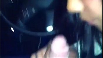 latina head game in car ,, super head