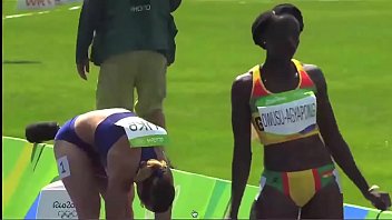 African Ebony Black Track Star Sexy Sway